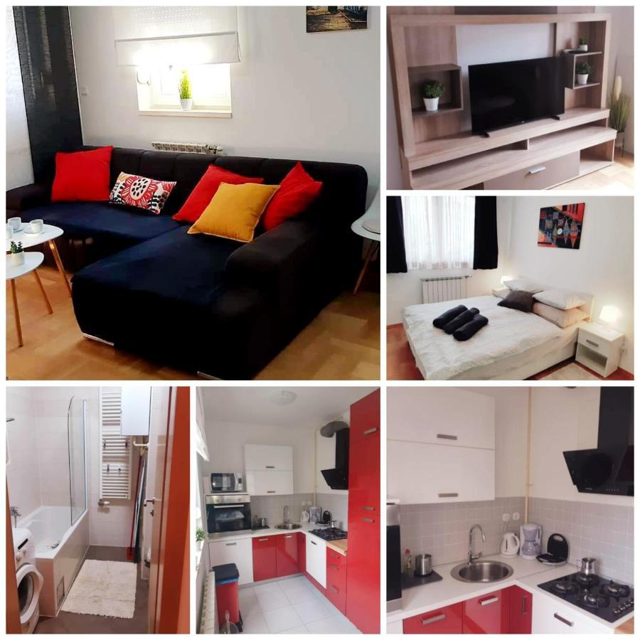 זאגרב Apartment With Garage Lavici מראה חיצוני תמונה